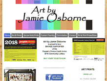 Tablet Screenshot of jamieosborne.com.au